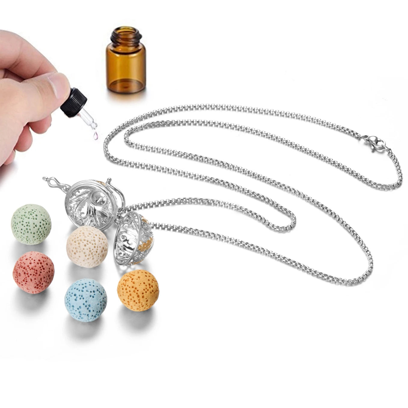 Chime Essential Oil Locket - Blingy Bag LLC