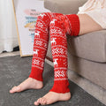 Christmas Knee Stockings Snowflake - Blingy Bag LLC