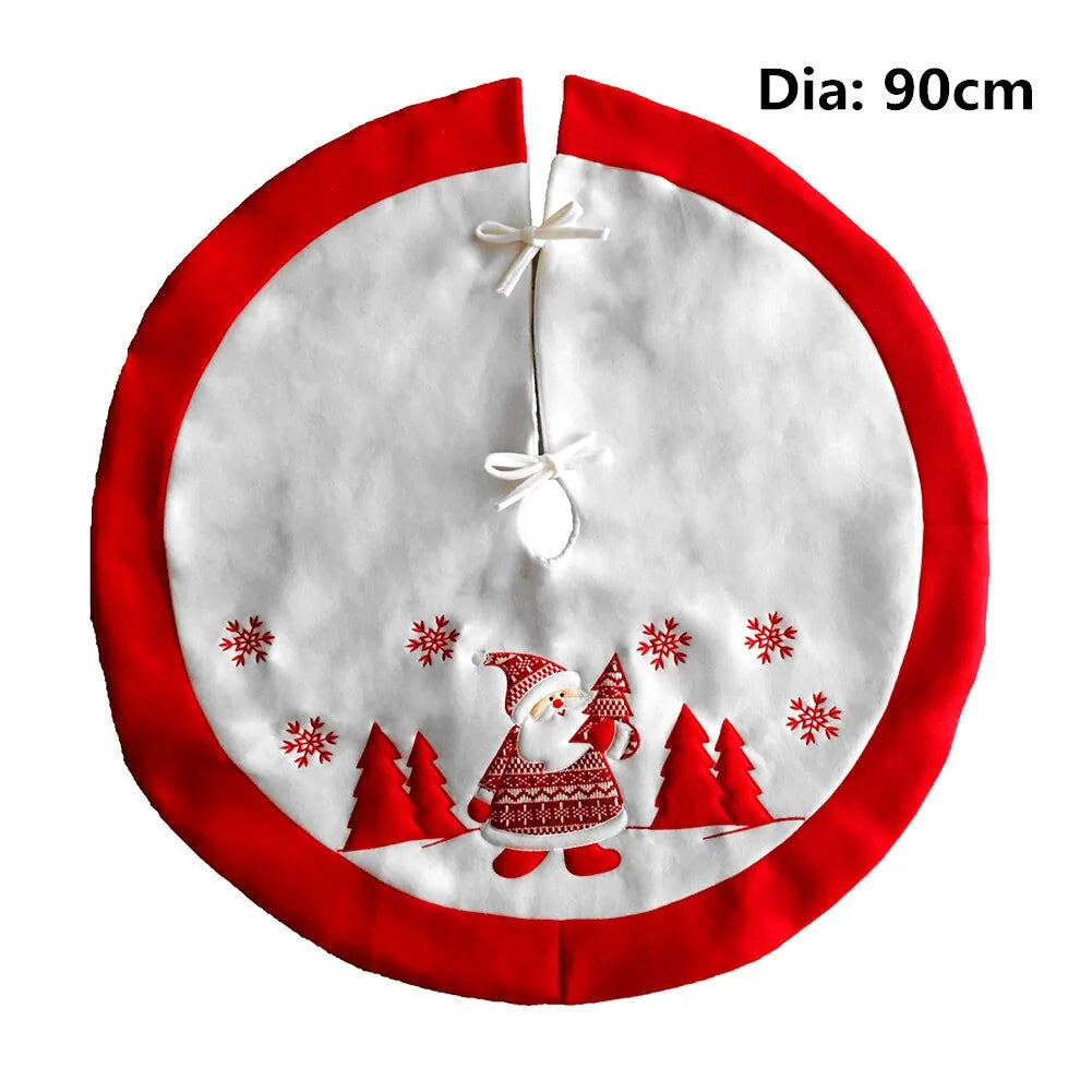 Fur Christmas Tree Skirt - Blingy Bag LLC