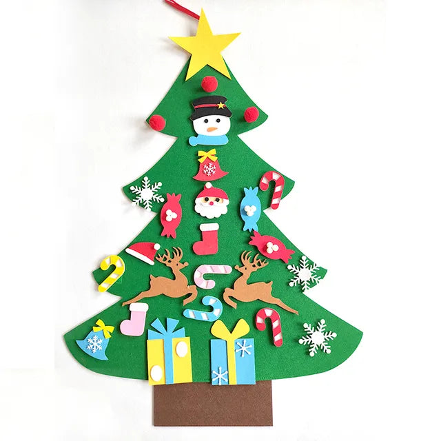 Felt Christmas Tree Ornaments - Blingy Bag LLC