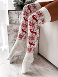 Christmas Knee Stockings Snowflake - Blingy Bag LLC