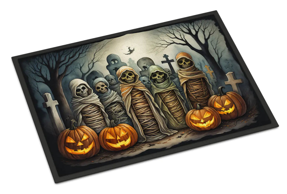 Mummies Spooky Halloween Doormat - Blingy Bag LLC