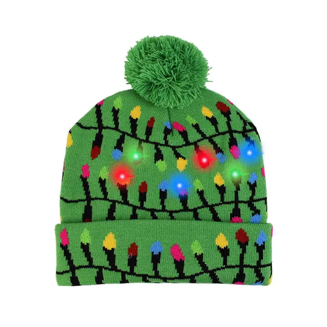 LED Christmas Hat - Blingy Bag LLC