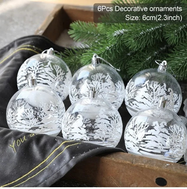 Christmas Transparent Ball Pendant - Blingy Bag LLC