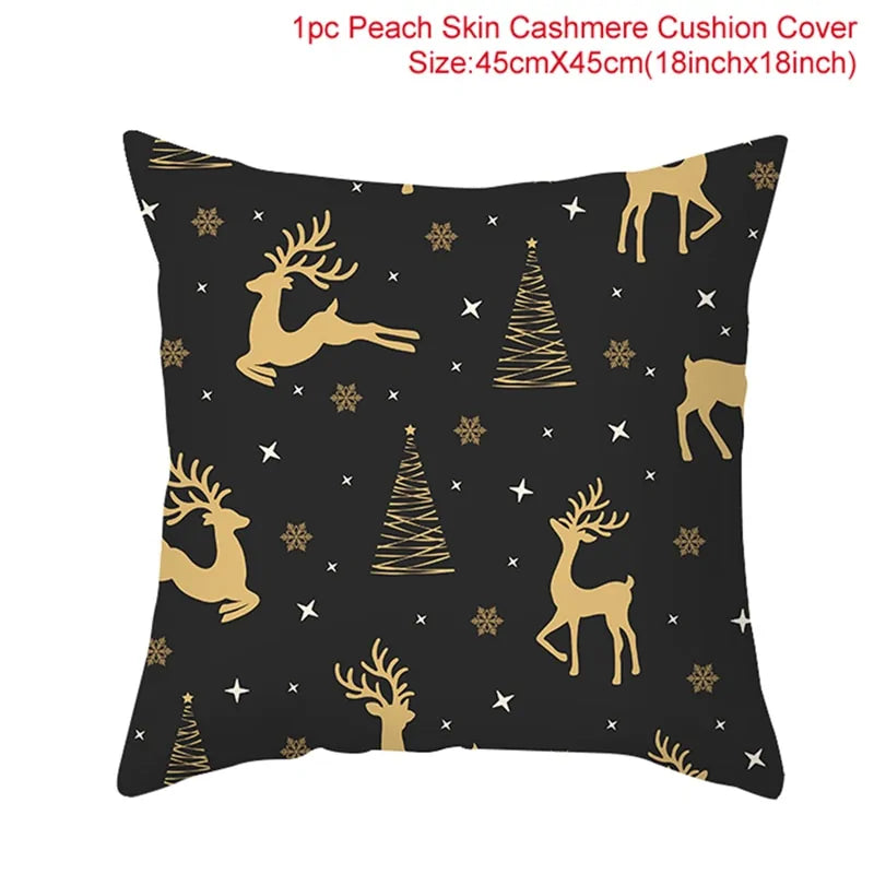 Cartoon Christmas Pillow Cover - Blingy Bag LLC