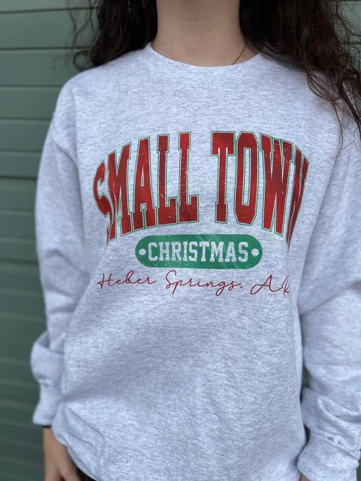 Small Town Christmas Sweatshirt - Blingy Bag LLC