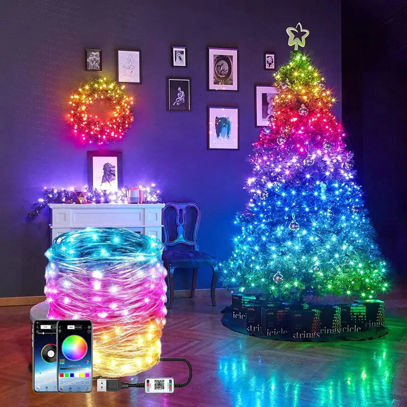 LED String Lights Christmas - Blingy Bag LLC