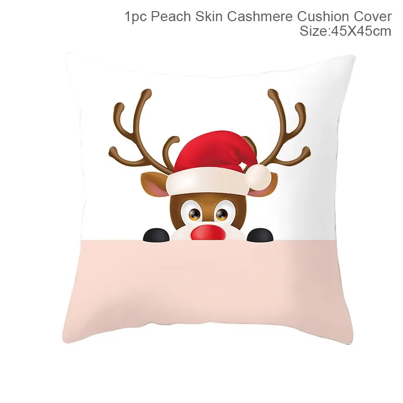 Cartoon Christmas Pillow Cover - Blingy Bag LLC