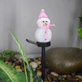 Solar Christmas Lights Snowman - Blingy Bag LLC