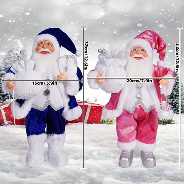 Santa Claus Standing Figurine – Festive Holiday Display & Gift Decor