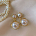 Jewelry CC Style Pearl Vintage Earrings - Blingy Bag LLC