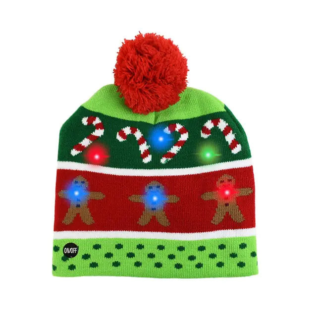 LED Christmas Hat - Blingy Bag LLC