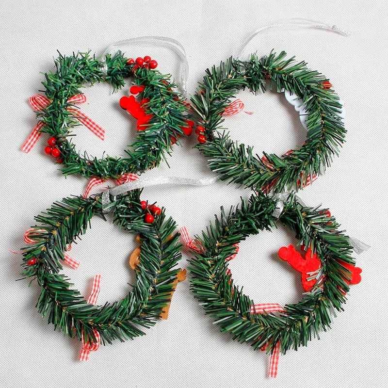 Christmas Wreath Wood Christmas Decor - Blingy Bag LLC