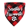 Pet Christmas Plaid Bandanas - Blingy Bag LLC