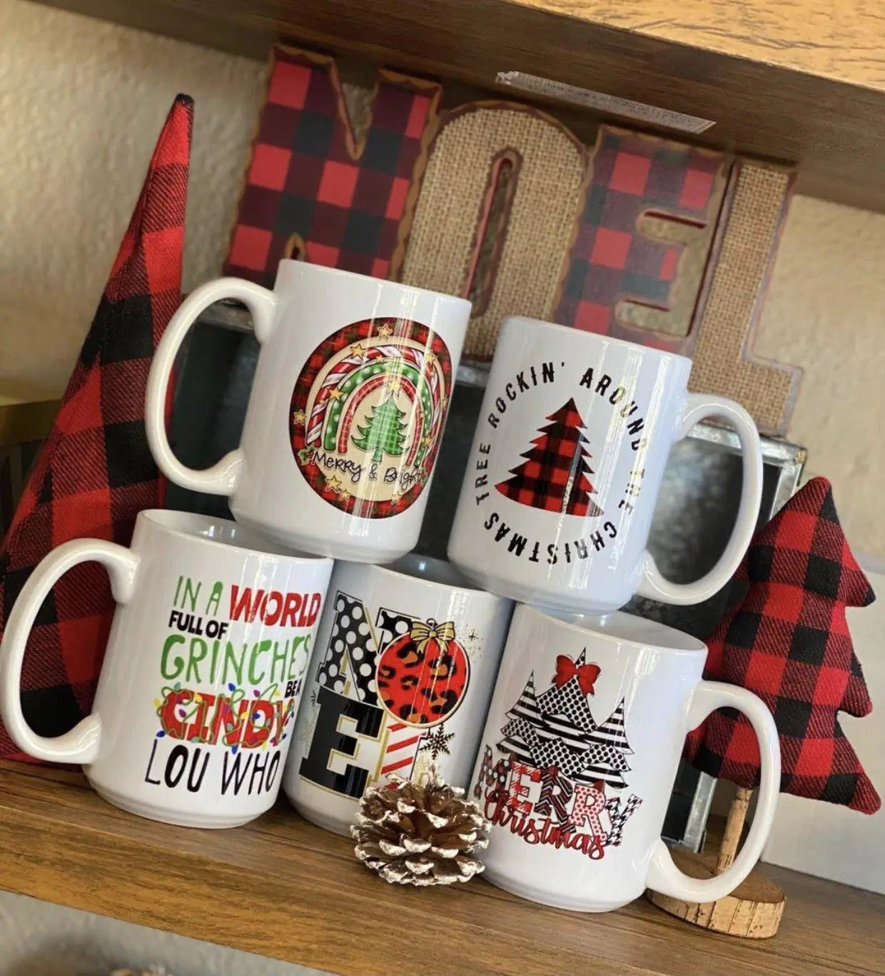 Christmas Mugs - Blingy Bag LLC