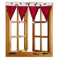 Merry Christmas Window Curtain - Blingy Bag LLC