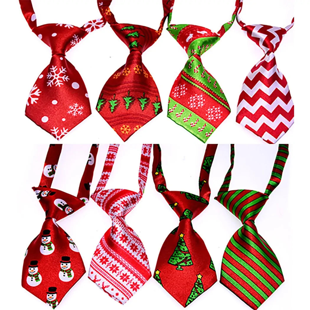 Christmas Dog Necktie - Blingy Bag LLC