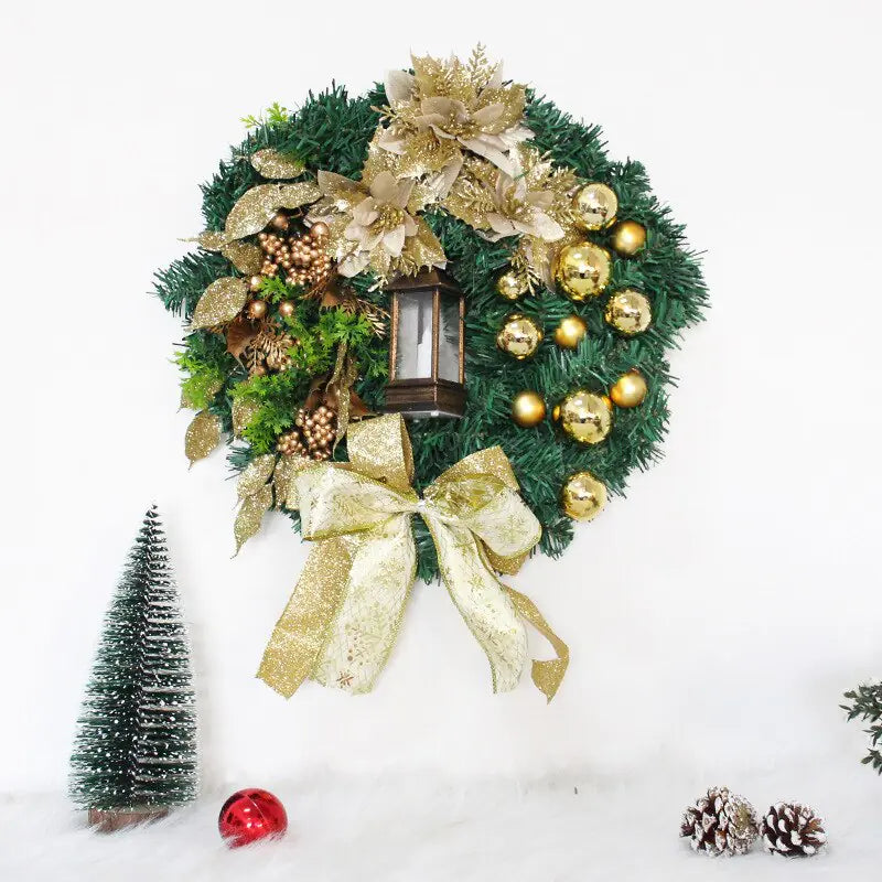 Christmas Pine Cone Wreath - Blingy Bag LLC