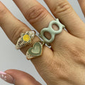 Creative Love Heart Ring - Blingy Bag LLC