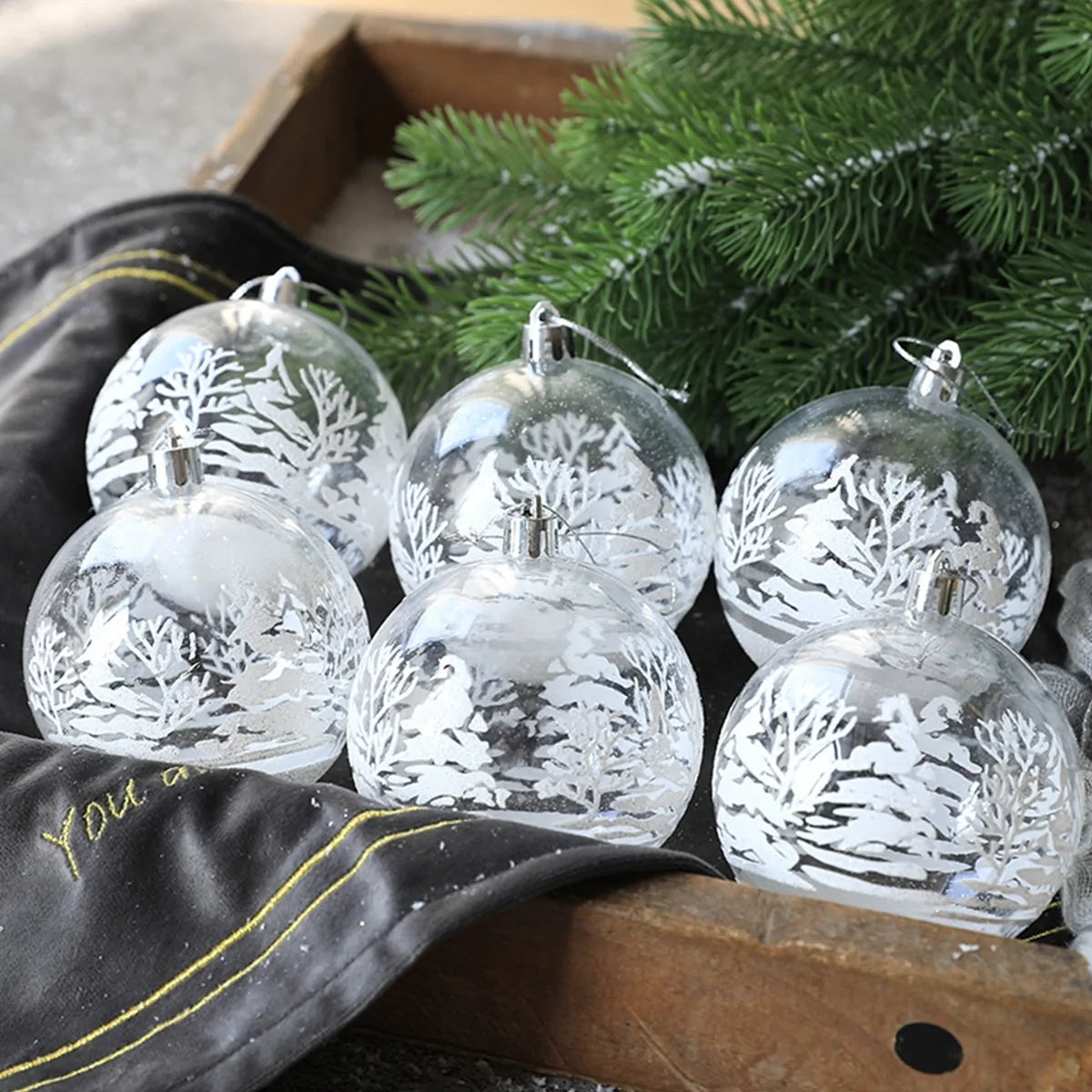 Christmas Transparent Ball Pendant - Blingy Bag LLC