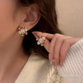 Christmas Snowflake Stud Earrings - Blingy Bag LLC