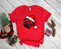 Christmas Santa Pug Shirt - Blingy Bag LLC