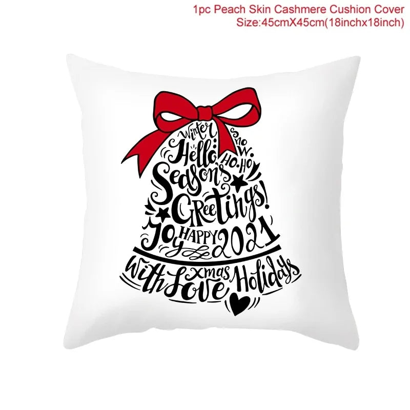 Cartoon Christmas Pillow Cover - Blingy Bag LLC