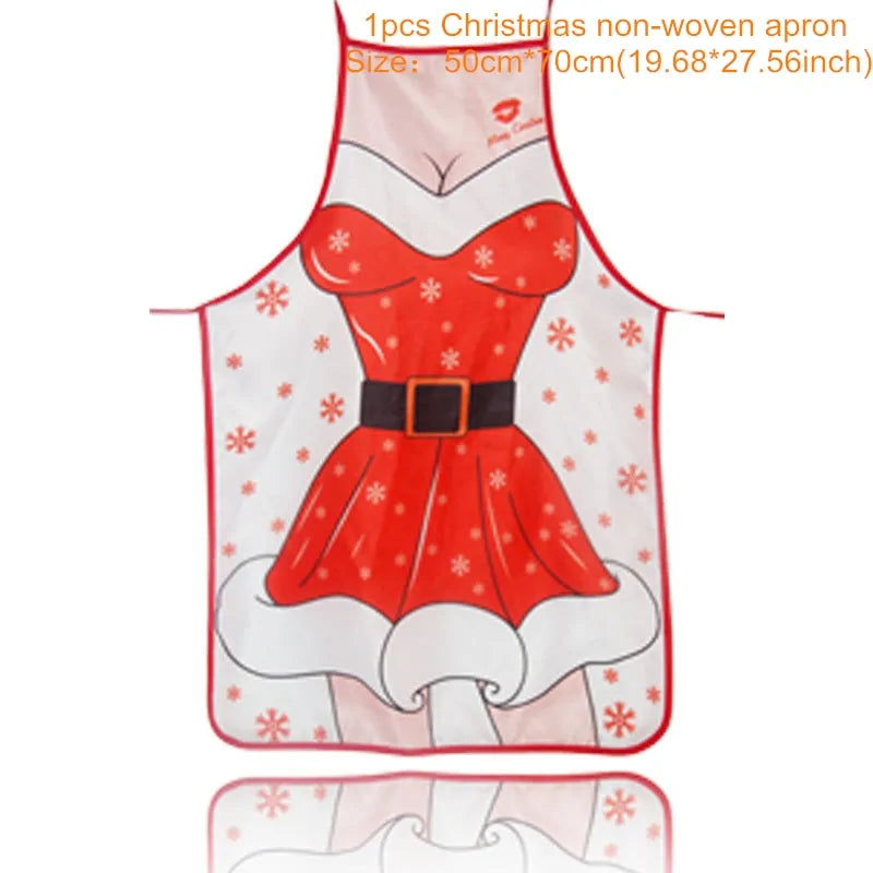 Santa Claus Christmas Apron - Blingy Bag LLC