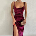 Sleeveless Evening Gown: Elegant Chic - Blingy Bag LLC