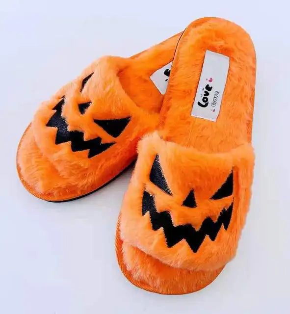 Halloween Pumpkin Slippers - Blingy Bag LLC