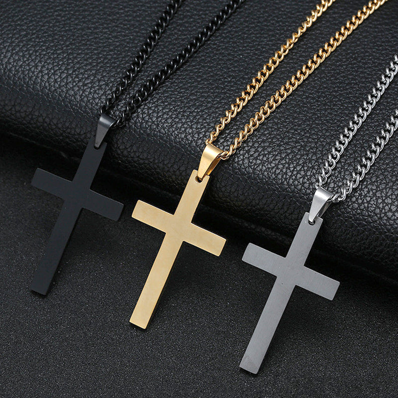 Cross Necklace - Blingy Bag LLC