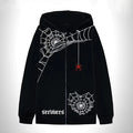 Skeleton Rhinestones Off White Full Zip Hoodie Men/Women Tops - Blingy Bag LLC