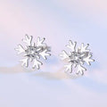 Christmas Snowflake Stud Earrings - Blingy Bag LLC