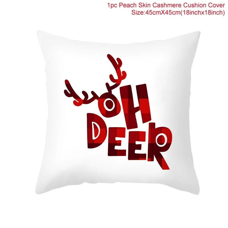 Cartoon Christmas Pillow Cover - Blingy Bag LLC