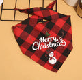 Pet Christmas Plaid Bandanas - Blingy Bag LLC