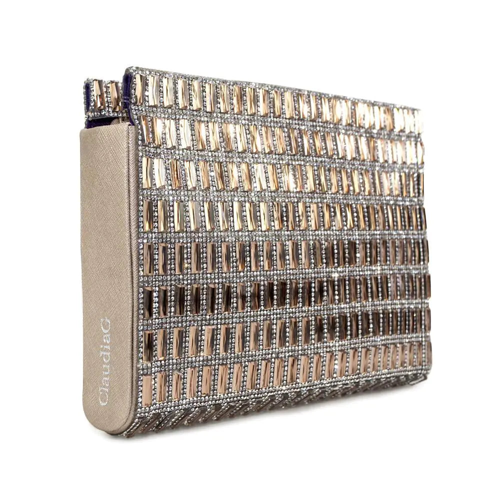 Nyx Clutch - Gold - Blingy Bag LLC