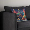 Buffalo Christmas Throw Pillow - Blingy Bag LLC