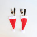 Christmas Cap Cutlery Holder - Blingy Bag LLC