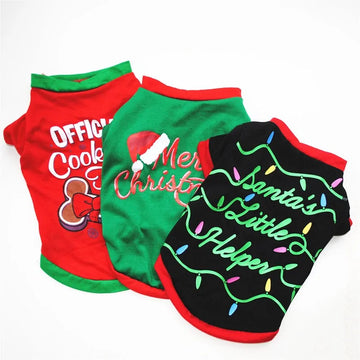 Pet Christmas Vest Shirt - Blingy Bag LLC