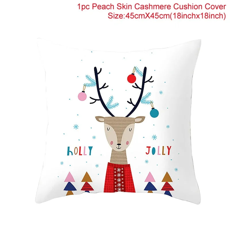 Cartoon Christmas Pillow Cover - Blingy Bag LLC