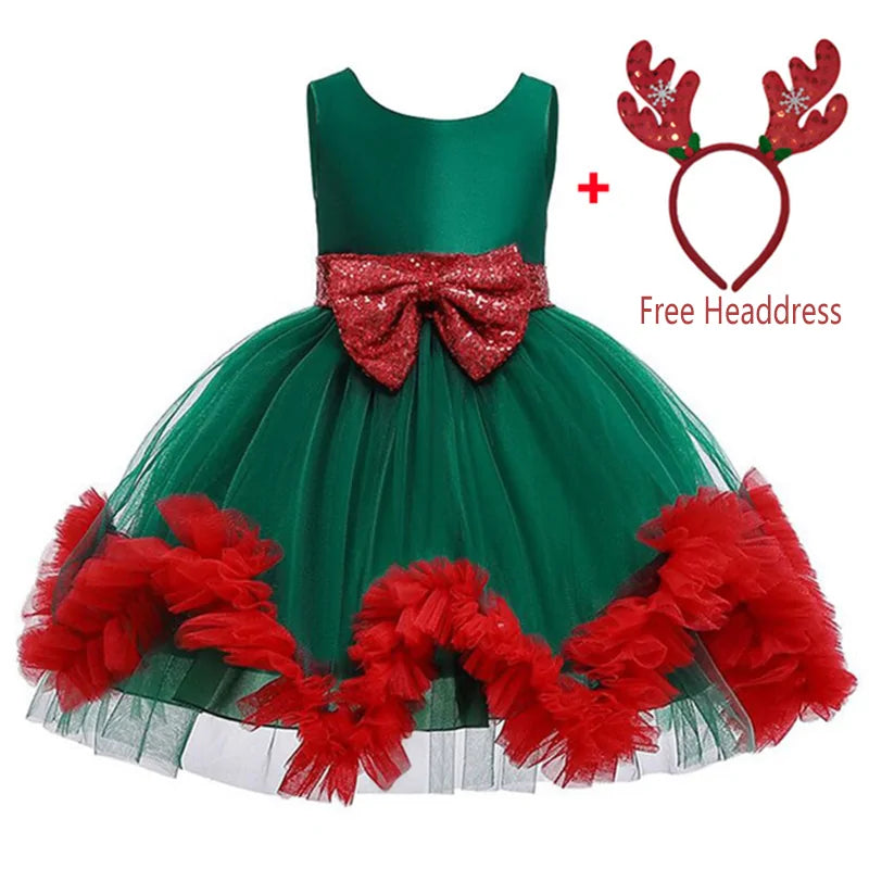 Christmas Dress For Girls - Blingy Bag LLC