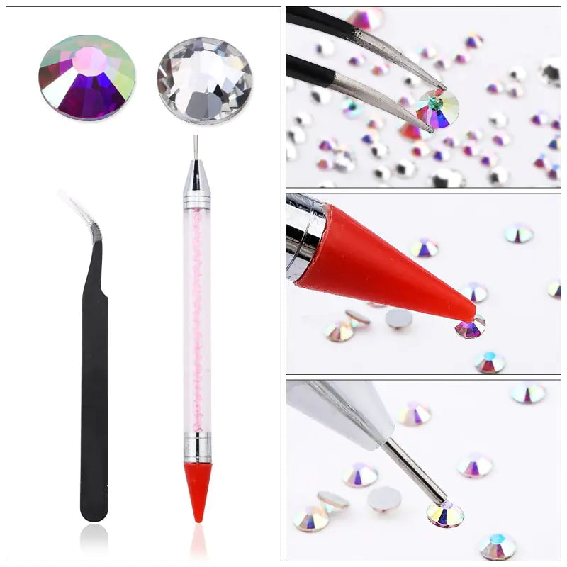 New Multi-Size Nail Rhinestones 3D - Blingy Bag LLC