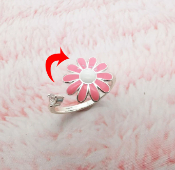 Fidget Spinner Rotatable Ring For Women - Blingy Bag LLC