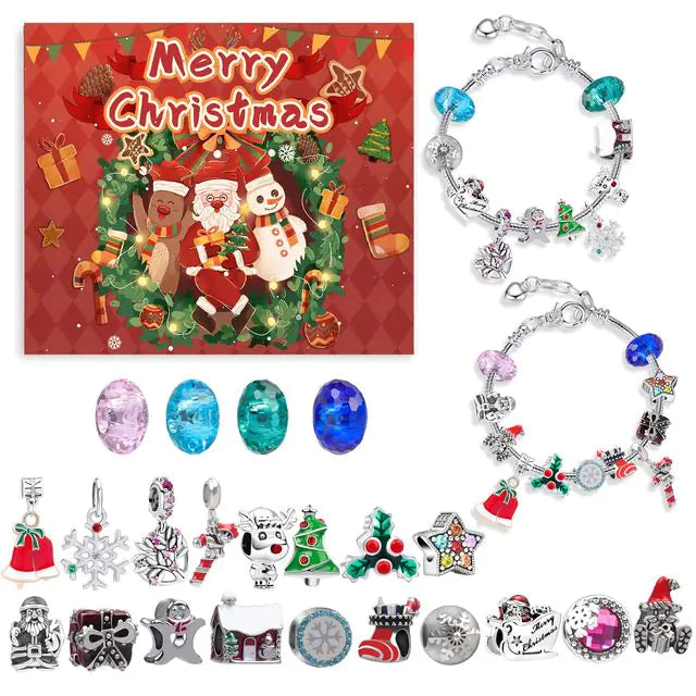 Christmas Countdown Calendar Bracelets - Blingy Bag LLC