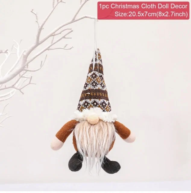 Gnome Christmas Faceless Doll - Blingy Bag LLC