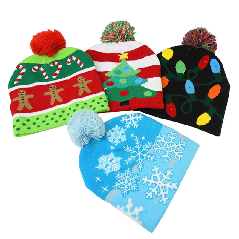 LED Christmas Hat - Blingy Bag LLC