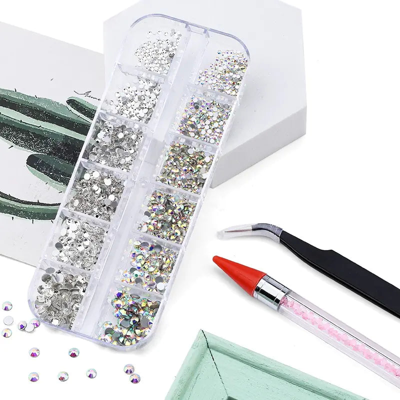 New Multi-Size Nail Rhinestones 3D - Blingy Bag LLC