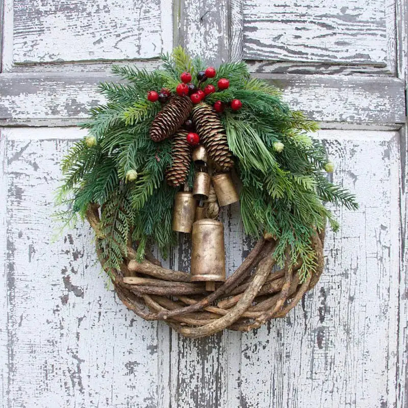 Christmas Pine Cone Wreath - Blingy Bag LLC